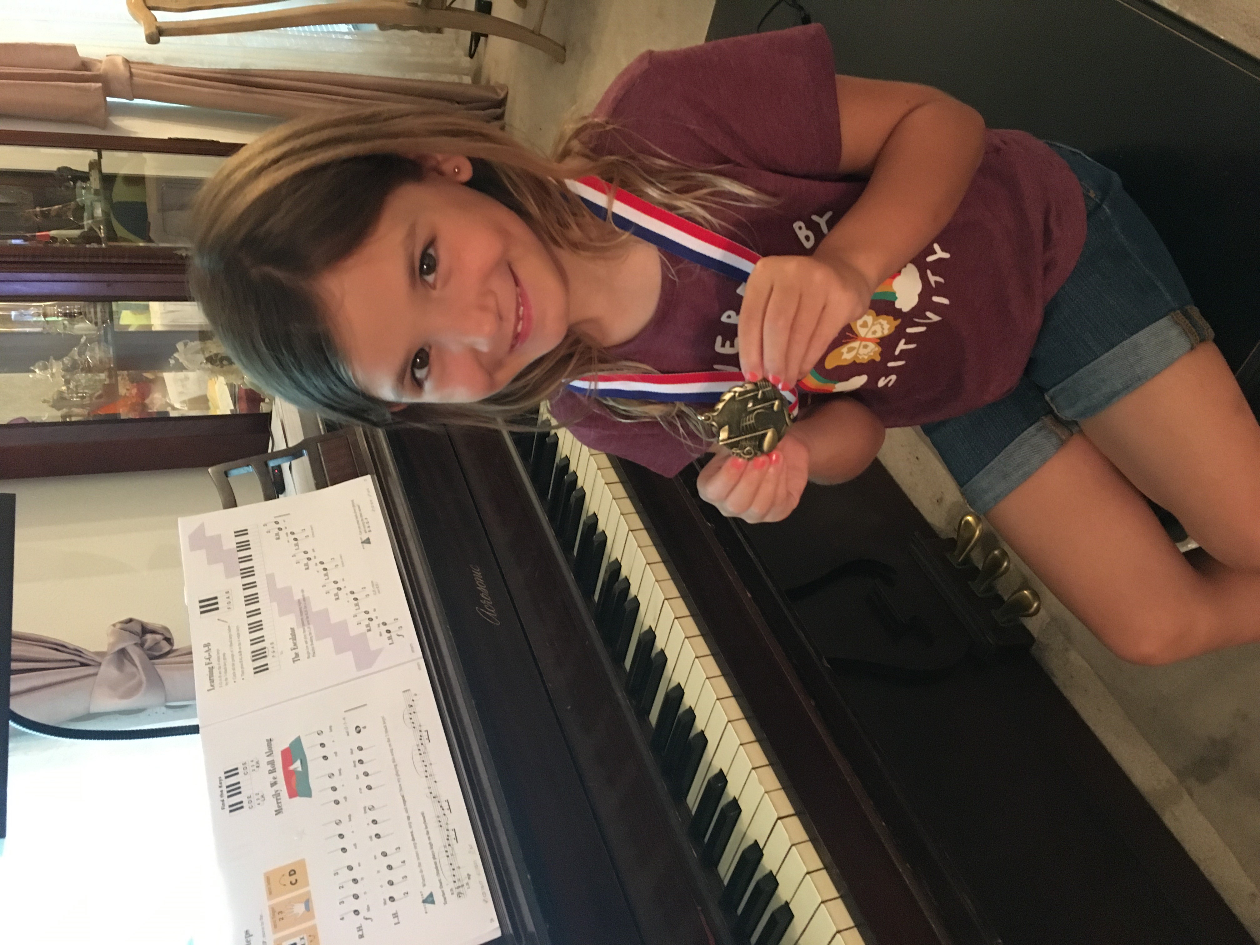 Dallas Piano Academy Olympic Practice Challenge Winner