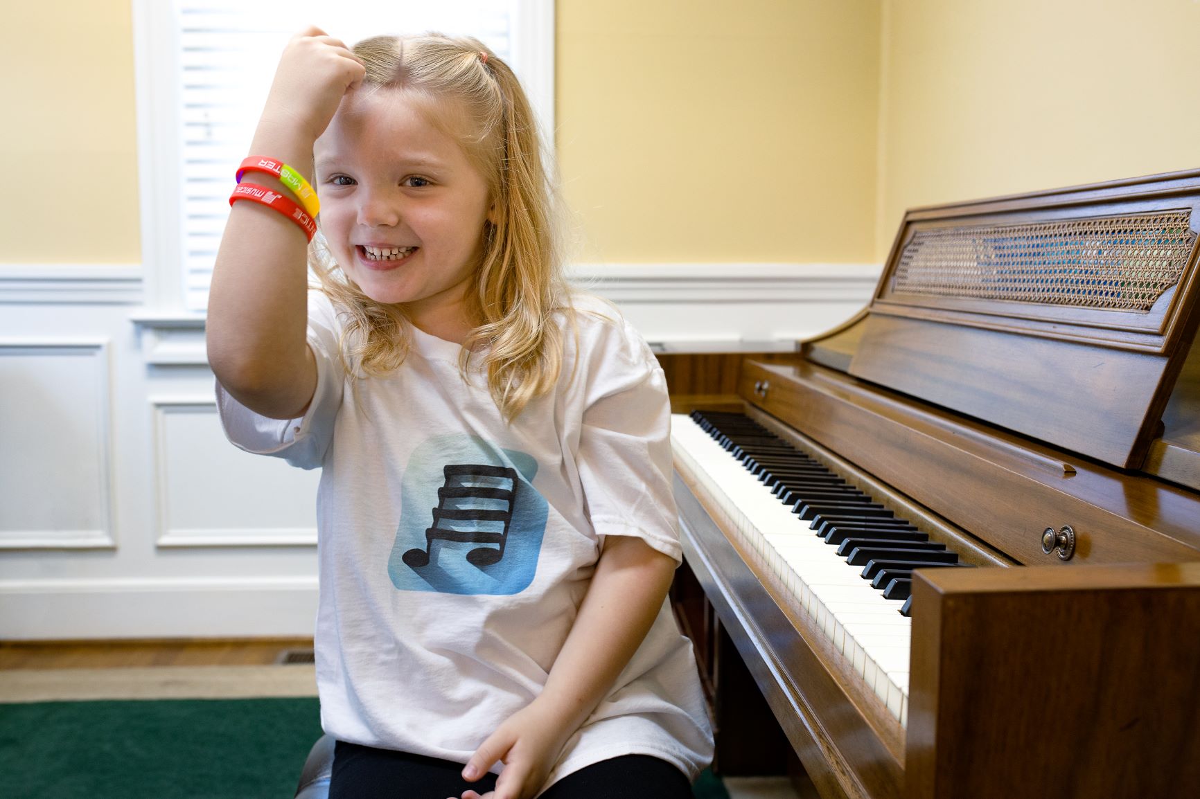 Piano Girl with Awards