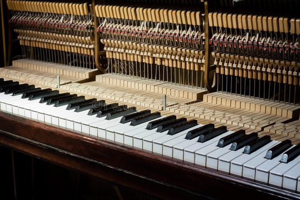 Inside a Piano